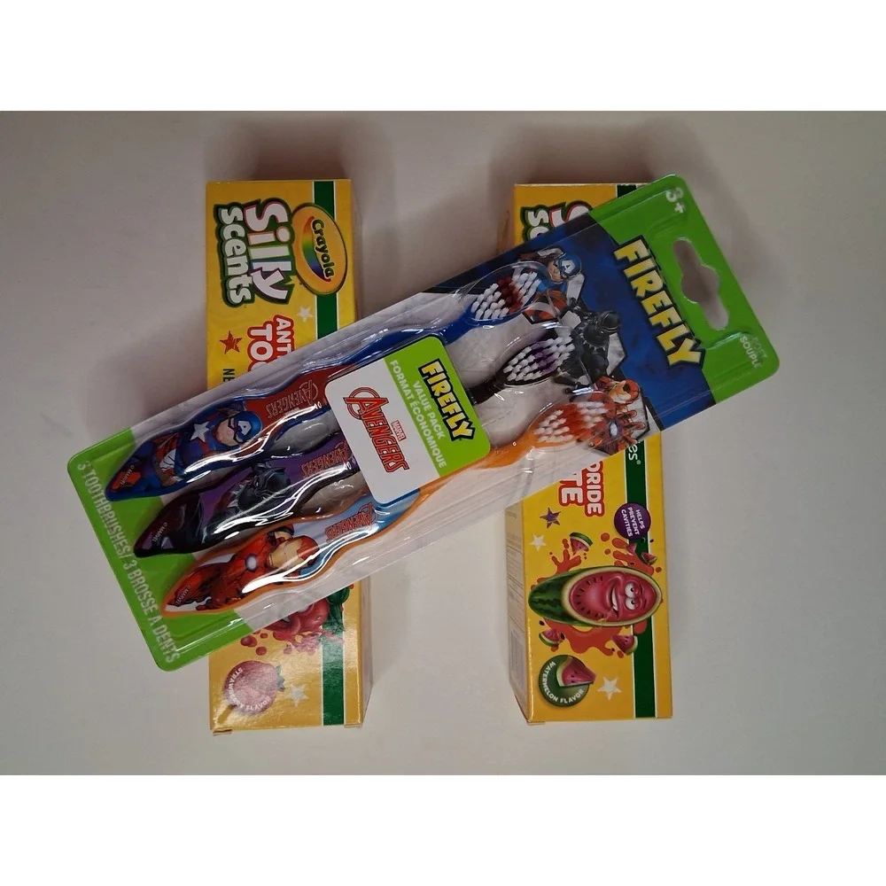 Toothpaste‎ Crayola Silly Scent Flavor Anticavity w/ Flouride, 4 oz ea, 2 pk +